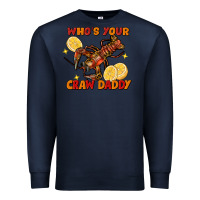Navy Crawfish who's your craw daddy Premium Sweatshirt - FaDigitalArtStudio