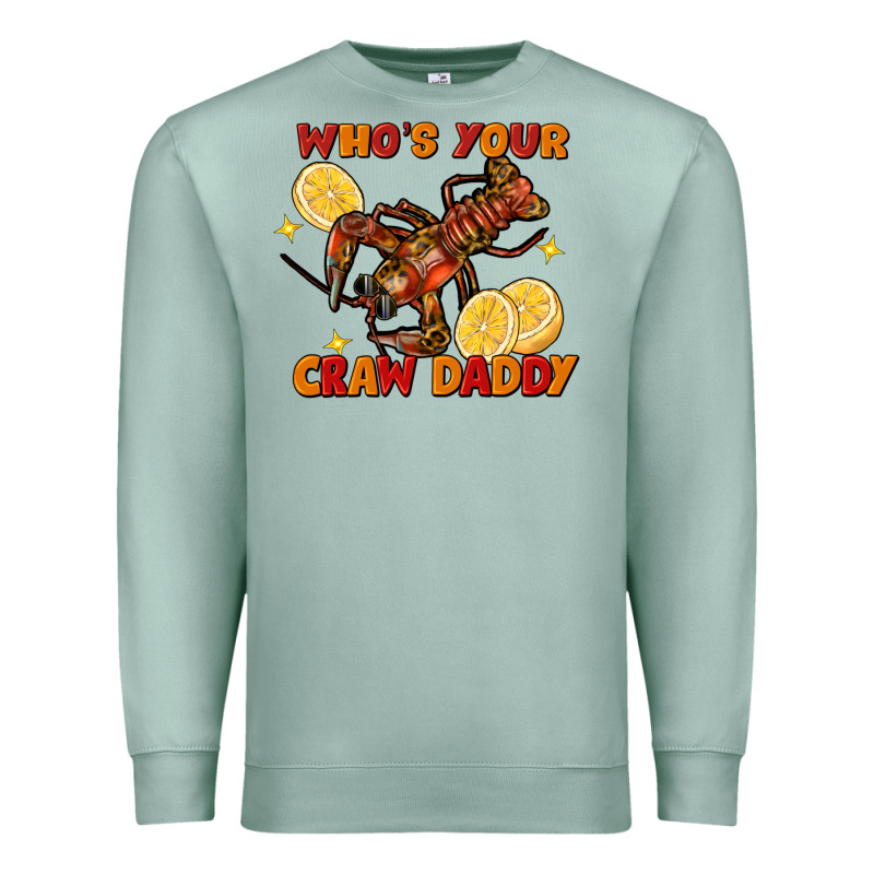 Crawfish Who's Your Craw Daddy Premium Sweatshirt by FaDigitalArtStudio | Teevron