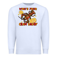 White Crawfish who's your craw daddy Premium Sweatshirt - FaDigitalArtStudio