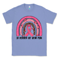 Colony Blue in october we wear pink rainbow Classic Tee - JahusDesignShop