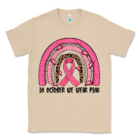 Mushroom in october we wear pink rainbow Classic Tee - JahusDesignShop