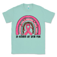 Seafoam in october we wear pink rainbow Classic Tee - JahusDesignShop