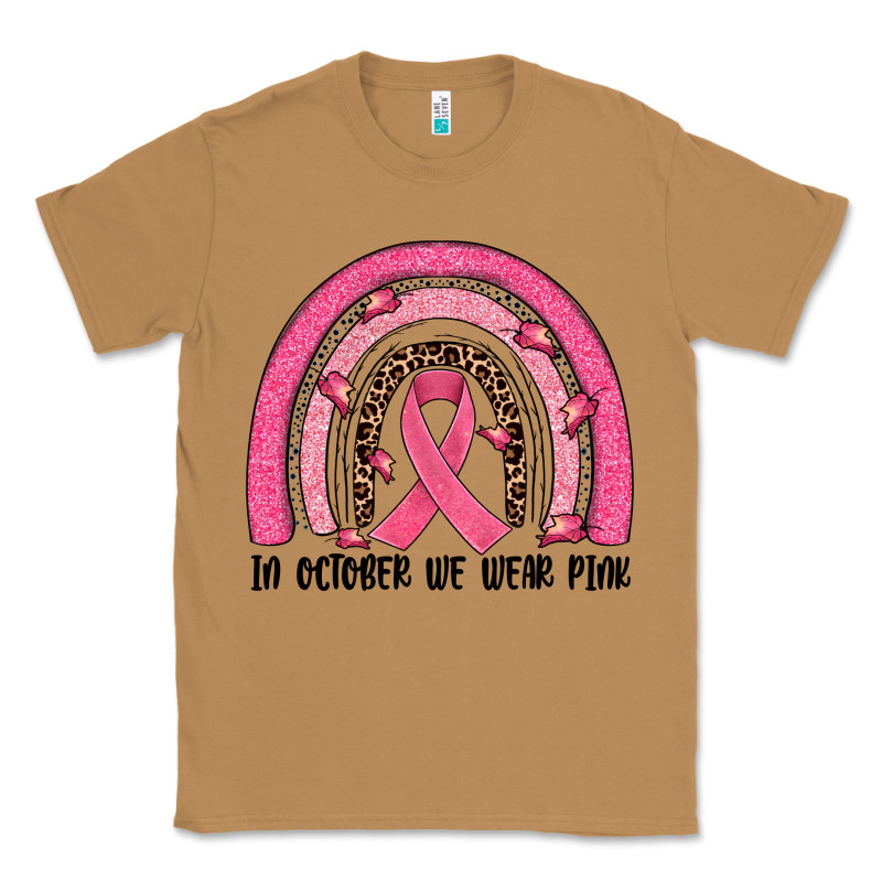 In October We Wear Pink Rainbow Classic Tee by JahusDesignShop | Teevron