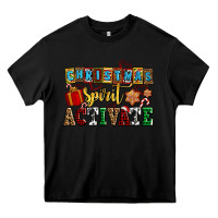 Black christmas spirit activate Heavy Core Tee - AdoDesignShop