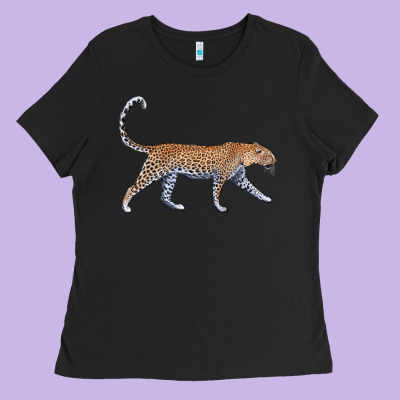 Leopard Ladies Tee Designed By Lillyallendesigns