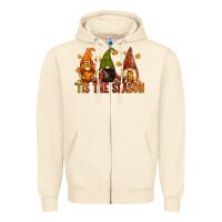 Sandshell tis the season gnomes Zipper Hoodie - CowGirlArtShop