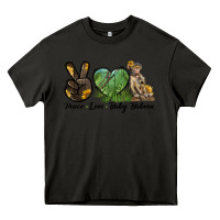 Asphalt Peace Love Baby Baboon Heavy Core Tee - LillyAllenDesigns
