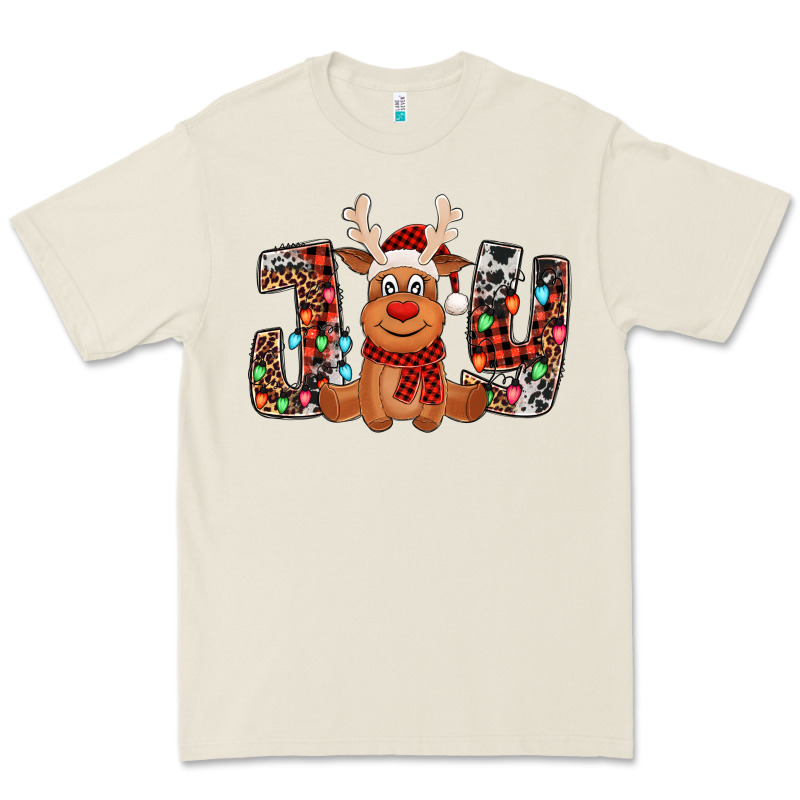 Joy Christmas Reindeer Premium Tee by Jasminsmagicworld | Teevron