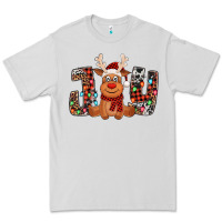 Dove Grey joy christmas reindeer Premium Tee - Jasminsmagicworld