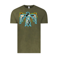 Vintage Olive thuhderbird Vintage Tee - JahusDesignShop