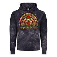 Cloud Black Happy holidays elf gnome Vintage Hoodie - NancyCooperArtShop