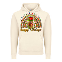 Vintage Artic Happy holidays elf gnome Vintage Hoodie - NancyCooperArtShop