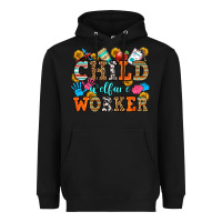 Black child welfare worker Heavyweight Hoodie - OliviaCreatesArt