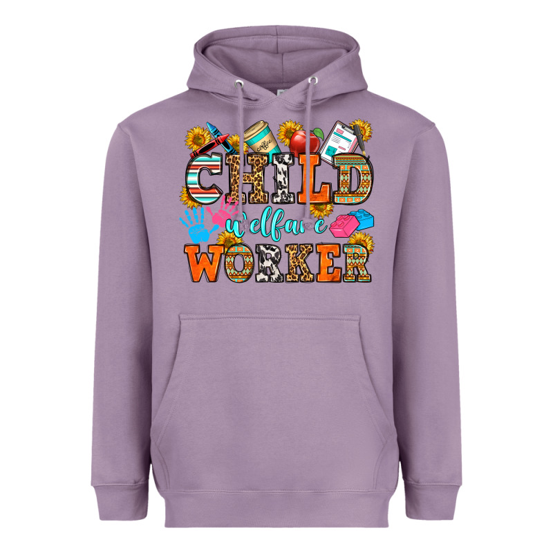 Child Welfare Worker Heavyweight Hoodie by OliviaCreatesArt | Teevron