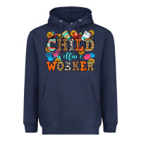 Navy child welfare worker Heavyweight Hoodie - OliviaCreatesArt