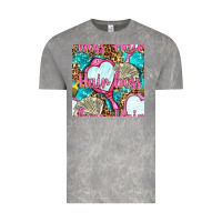 Cloud Rock hair boss and hand mirror with money and leopard seamless pattern bbs Vintage Tee - BundleAndBundleShop