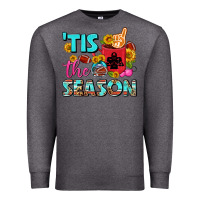 Charcoal Heather tis the season football coffee mug Premium Sweatshirt - FaDigitalArtStudio