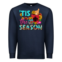 Navy tis the season football coffee mug Premium Sweatshirt - FaDigitalArtStudio