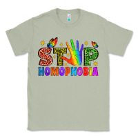 Matcha Western Stop Homophobia Classic Tee - BundleAndBundleShop