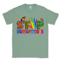 Sage Western Stop Homophobia Classic Tee - BundleAndBundleShop
