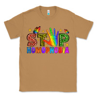 Toasted Coconut Western Stop Homophobia Classic Tee - BundleAndBundleShop