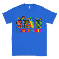 True Royal Western Stop Homophobia Classic Tee - BundleAndBundleShop
