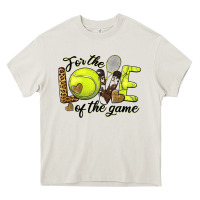 Cream for the love of the game tennis Heavy Core Tee - BarkalooDesign