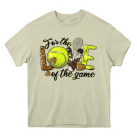 Mossy for the love of the game tennis Heavy Core Tee - BarkalooDesign