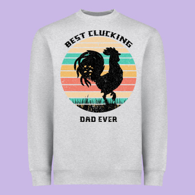 Best Clucking Dad Ever Heavyweight Sweatshirt Designed By Bettercallsaul