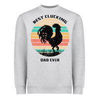 Heather Grey Best Clucking Dad Ever Heavyweight Sweatshirt - Bettercallsaul