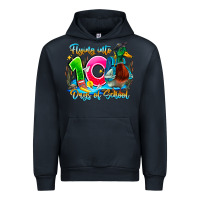 Navy name flying into 100 days of school Urban Hoodie - CowhideDigitalArt