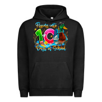 Pigment Black name flying into 100 days of school Urban Hoodie - CowhideDigitalArt