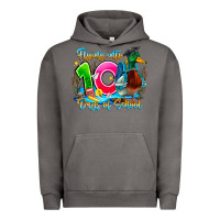 Pigment Tornado name flying into 100 days of school Urban Hoodie - CowhideDigitalArt