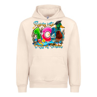 Sandshell name flying into 100 days of school Urban Hoodie - CowhideDigitalArt