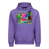 Tulip name flying into 100 days of school Urban Hoodie - CowhideDigitalArt