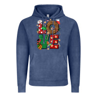 Vintage Denim Love Nurse Christmas Vintage Hoodie - NancyCooperArtShop