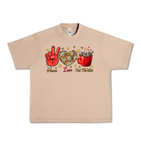 Burro Peace Love Hot Chocolate Urban Heavy Tee - BundleAndBundleShop