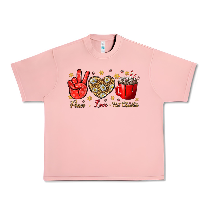 Peace Love Hot Chocolate Urban Heavy Tee by BundleAndBundleShop | Teevron