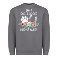 Storm Im A Dog And Horse Kind Of Queen Heavyweight Sweatshirt - Bettercallsaul