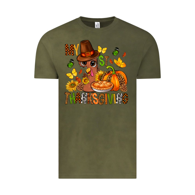 My First Thanksgiving Bbs Vintage Tee by BundleAndBundleShop | Teevron