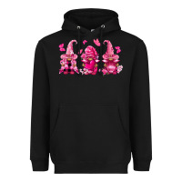 Black breast cancer gnomies Heavyweight Hoodie - FaDigitalArtStudio