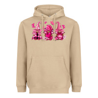 Mushroom breast cancer gnomies Heavyweight Hoodie - FaDigitalArtStudio