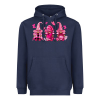 Navy breast cancer gnomies Heavyweight Hoodie - FaDigitalArtStudio