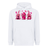 White breast cancer gnomies Heavyweight Hoodie - FaDigitalArtStudio