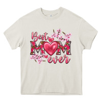 Cream best mom ever Heavy Core Tee - NancyCooperArtShop