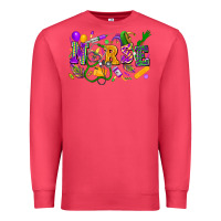 Cardinal Nurse Mardi Gras Premium Sweatshirt - FaDigitalArtStudio