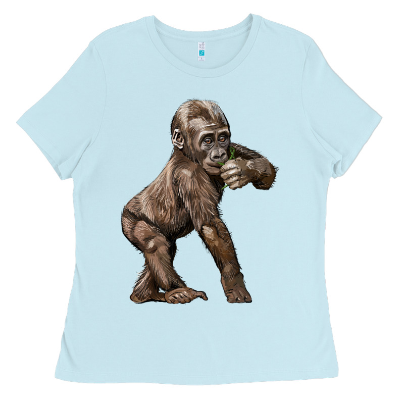 Baby Gorilla Ladies Tee by LillyAllenDesigns | Teevron