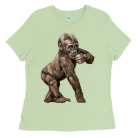 Matcha Baby Gorilla Ladies Tee - LillyAllenDesigns
