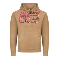 Vintage Camel Pink Christmas crocin' around the Christmas tree Vintage Hoodie - NancyCooperArtShop