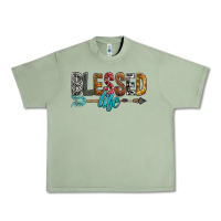Oil Green Blessed Life Urban Heavy Tee - BundleAndBundleShop